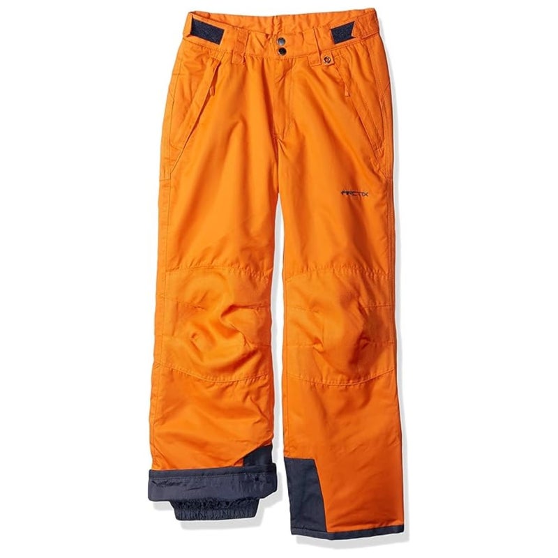 Arctix Kids Snow Pants with Reinforced Knees and Seat, Burnt Orange, X-Small - Image 1