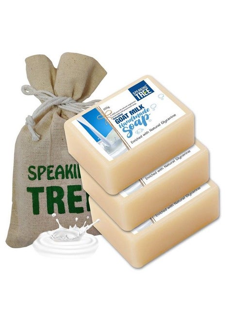 Refreshing Goat Milk Handmade Soap (Pack Of 3)