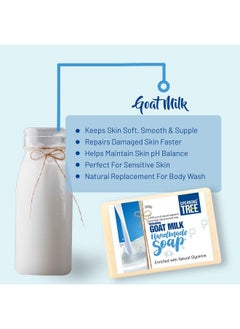 Speaking Tree Refreshing Goat Milk Handmade Soap (Pack Of 3)  - Image 5