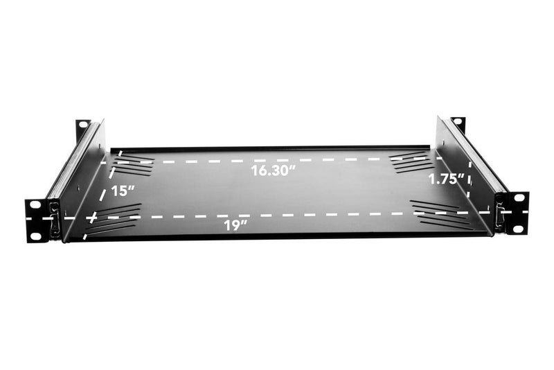 OSP RS1U-SLIDER Universal Flat 1 Space Sliding Shelf - Image 5
