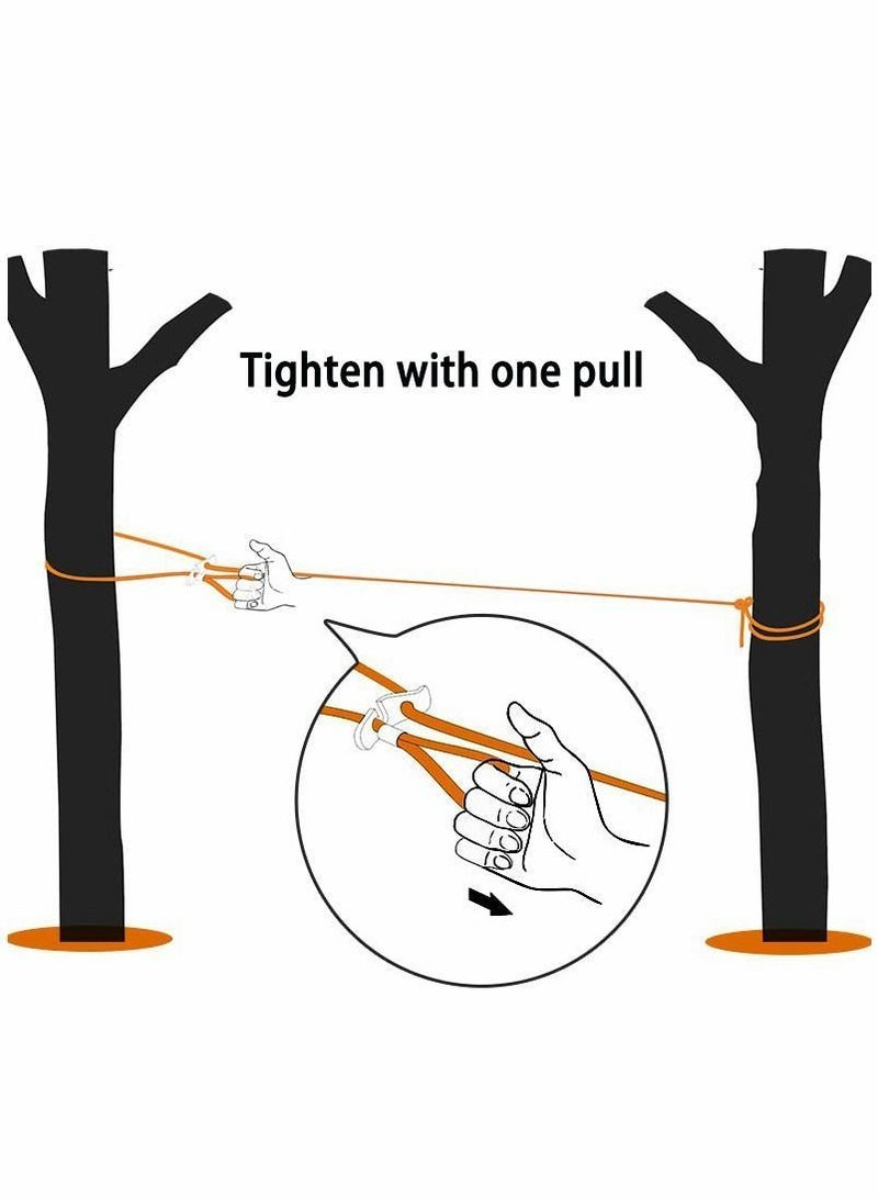 NIBEMINENT Clothes Line, Washing Line Rope 5m, Portable, and Easy to Tighten, for Outdoor Drying - Image 2