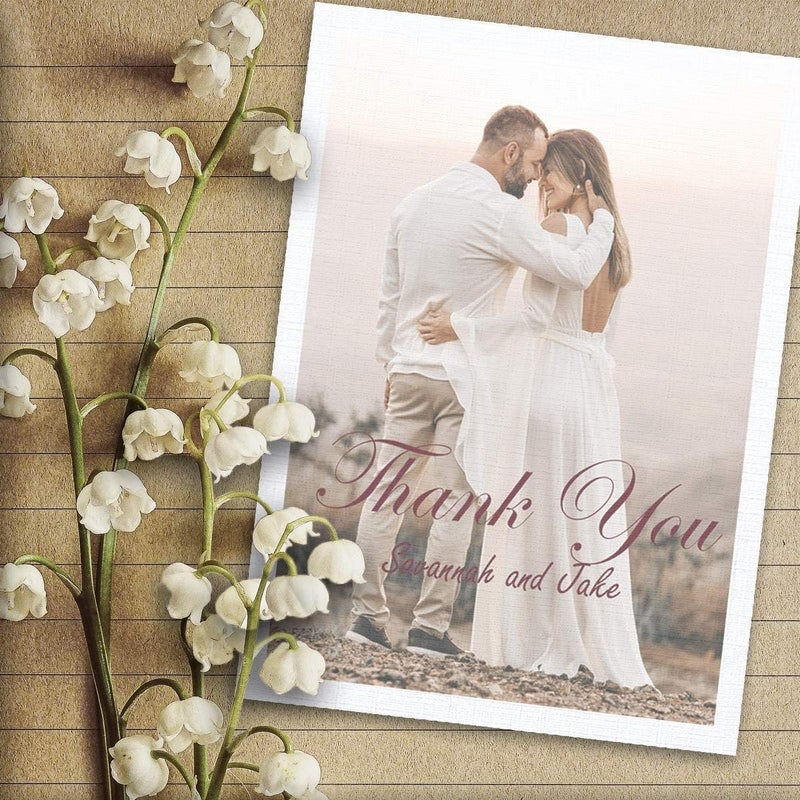 Hamilco White Linen Cardstock Paper - Flat 4.5x6.25" A6 Blank Index Cards Card Stock 80lb Cover 100 Pack - Image 5