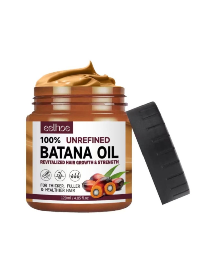 EELHOE - Batana Oil: Organic Formula for Hair Growth, Thicker, Fuller, and Healthier Locks - A Natural Hair Mask. (1PCS) - Image 1