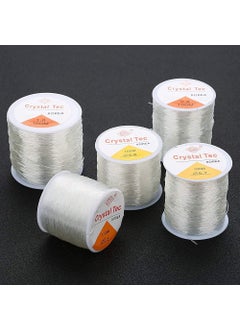 Diy Crafts 13172 Crystal Tec Korea Diy Beading Stretch Cords Elastic Line Jewelry Making Supply Wire String Jeweleri Thread, Pack of 1 Roll (Multicolor)