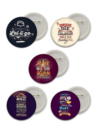 D2C Round Plastic Button Badges of Printed Inspirational | Motivational Quotes (Pack of 5) - pzsku/Z7F53DFDB2A93516E6F9FZ/45/1743224693/7d1ce50b-a511-4746-87a7-dc1a13569409