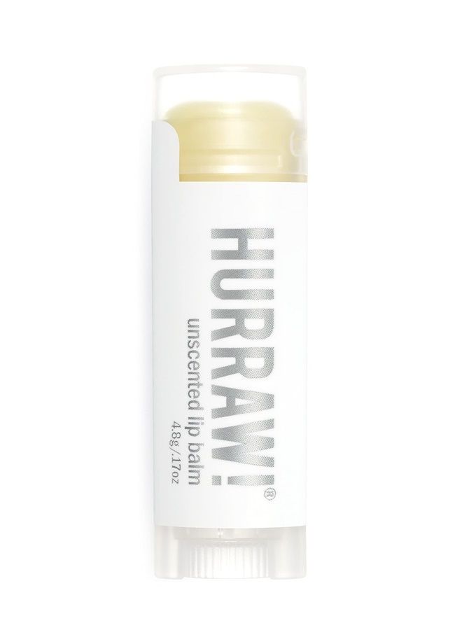 Hurraw! Unscented Lip Balm: Organic, Certified Vegan, Cruelty and Gluten Free. Non-GMO, 100% Natural Ingredients. Bee, Shea, Soy and Palm Free. Made in USA - Image 1