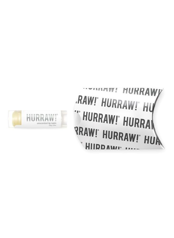 Hurraw! Unscented Lip Balm: Organic, Certified Vegan, Cruelty and Gluten Free. Non-GMO, 100% Natural Ingredients. Bee, Shea, Soy and Palm Free. Made in USA - Image 2