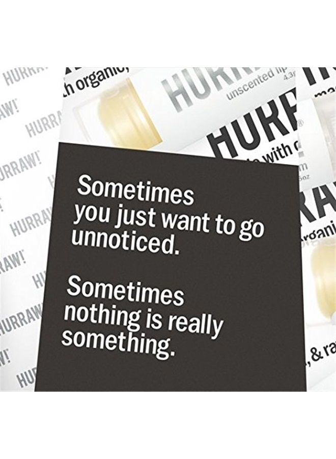 Hurraw! Unscented Lip Balm: Organic, Certified Vegan, Cruelty and Gluten Free. Non-GMO, 100% Natural Ingredients. Bee, Shea, Soy and Palm Free. Made in USA - Image 3