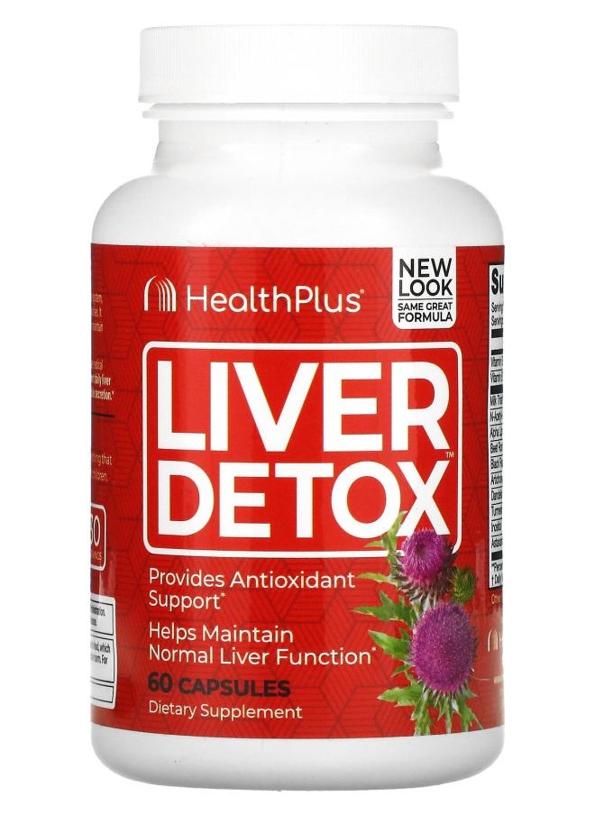 Health Plus Liver Detox 60 Capsules 