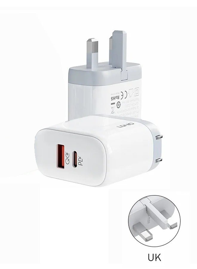 LDNIO شاحن USB C بمنفذ USB C بقدرة 45 وات مدمج للغاية ومنفذ مزدوج لأجهزة MacBook Pro/Air وiPad Pro وGalaxy S22+/S21 وDell XPS 13 وNote 20/10+ وiPhone 13/Pro وPixel والمزيد - Image 5