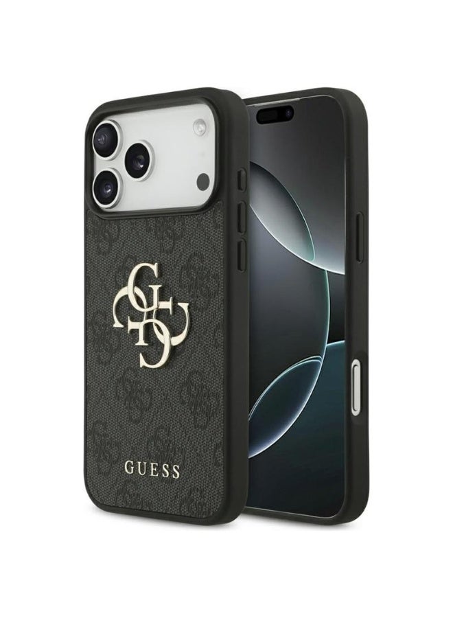 GUESS Guess 4G Big Logo Case for iPhone 17 Pro Max - Black - Image 1