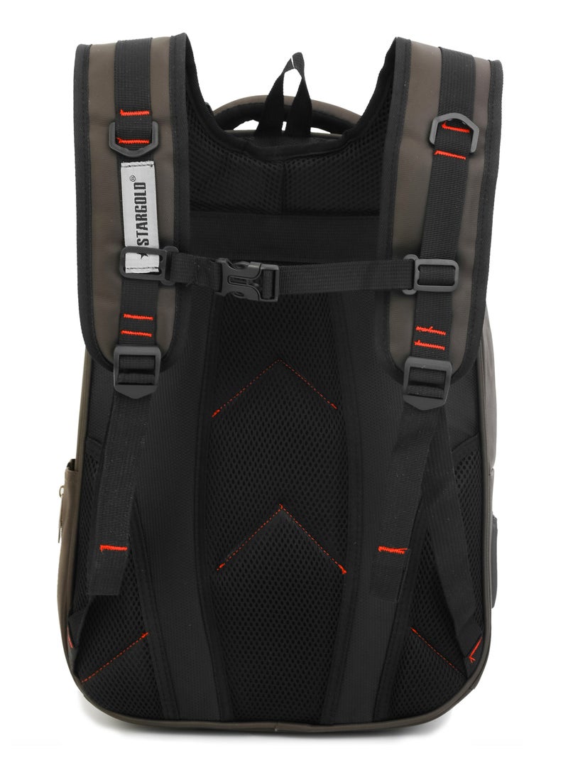 ستارجولد حقيبة ظهر متعددة الأغراض مقاس 18 بوصة، مقاومة للماء، حقيبة مدرسية جامعية، خفيفة الوزن ومتينة، حقيبة سفر كاجوال - Image 2