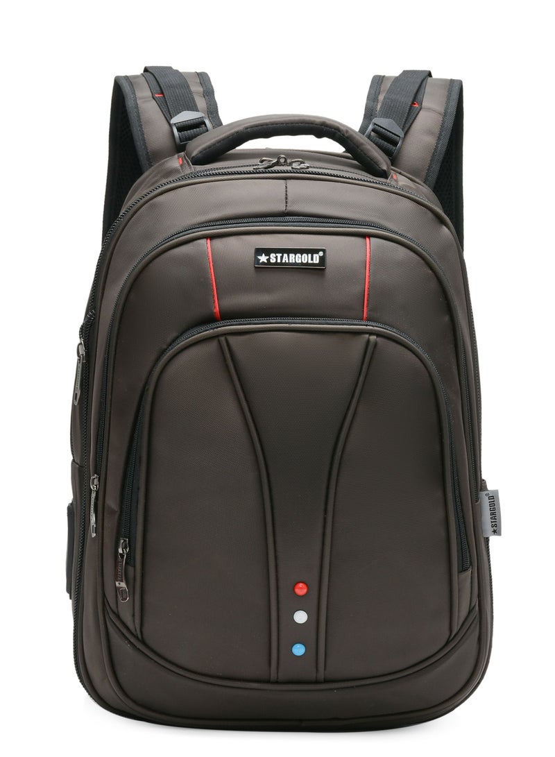 ستارجولد حقيبة ظهر متعددة الأغراض مقاس 18 بوصة، مقاومة للماء، حقيبة مدرسية جامعية، خفيفة الوزن ومتينة، حقيبة سفر كاجوال - Image 1