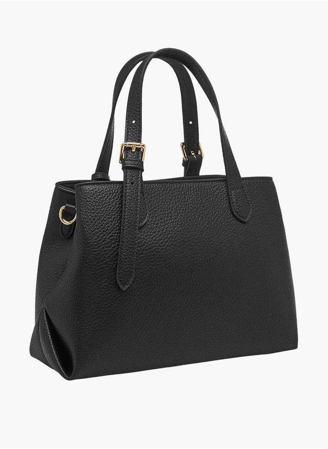 سيليست Solid Tote Bag with Double Handles and Detachable Strap