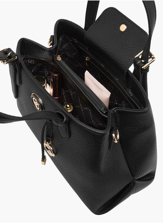 سيليست Solid Tote Bag with Double Handles and Detachable Strap