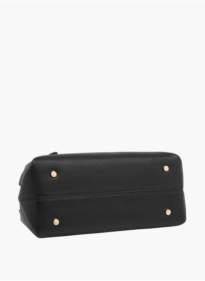 سيليست Solid Tote Bag with Double Handles and Detachable Strap