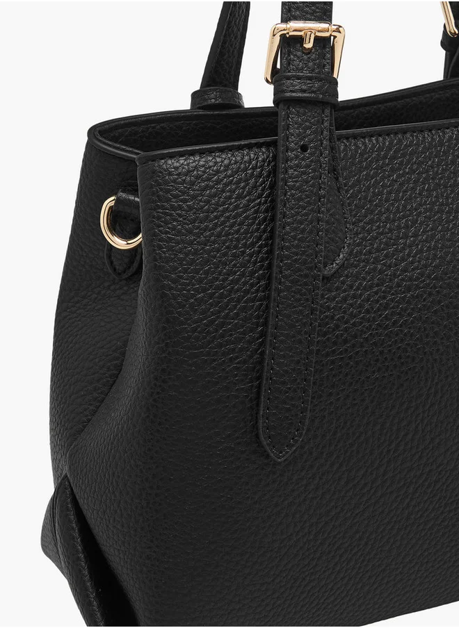 سيليست Solid Tote Bag with Double Handles and Detachable Strap