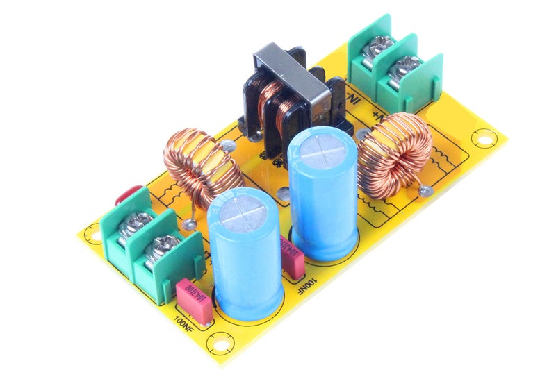NOYITO DC LC Filter DC EMI Power Filter 0 to 50V 2A 4A 10A 20A Filtering Board (2A) - Image 2