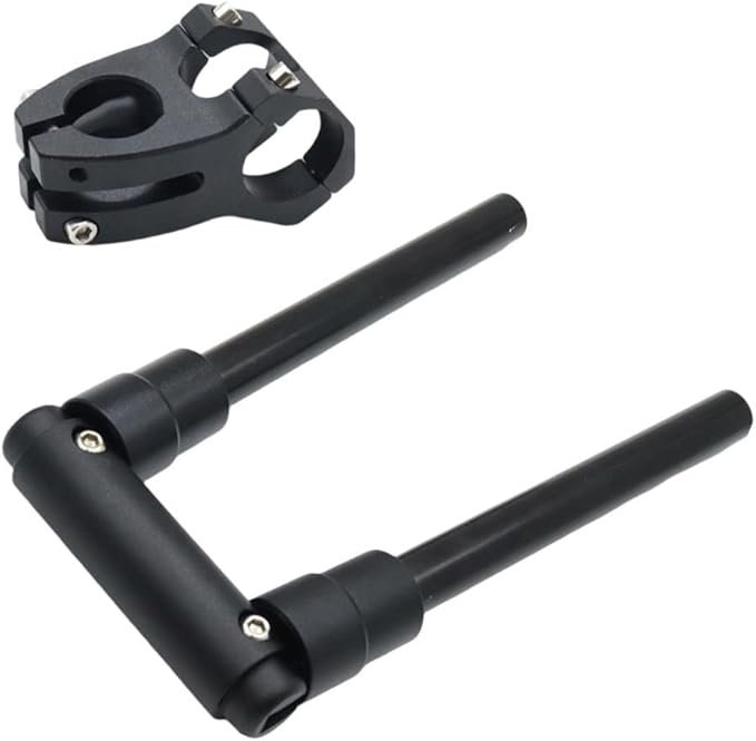 T Shaped Electric Scooter Handlebar 59cm Metal Folding Stem 22.2mm Black 25mm Pole - Image 1