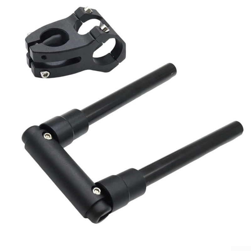 T Shaped Electric Scooter Handlebar 59cm Metal Folding Stem 22.2mm Black 25mm Pole - Image 2