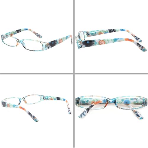 Kerecsen Women's Reading Glasses 4 Pairs Ladies Fashion Spring Hinge Readers (4 Pack Mix, 2.75) - Image 3