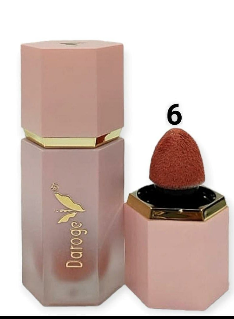 Generic Soft cream blush with applicator for cheeks, natural shine, improves complexion, long lasting06 