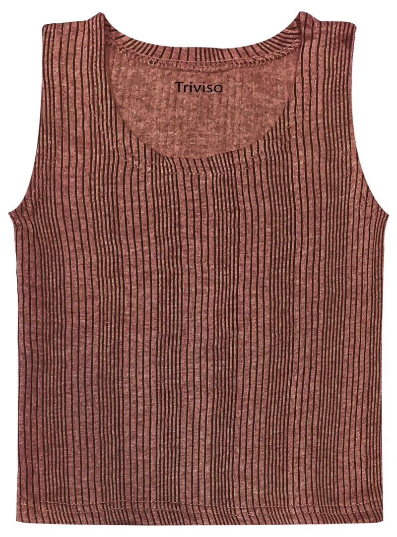 Triviso Kid Boys Kid Girls Unisex Winter wear Thermal Vest Thermal Shirts/Top Thermal Sleeveless Baniyan for Kids 2-13 Years Pack of 3 Multicolour - Image 3