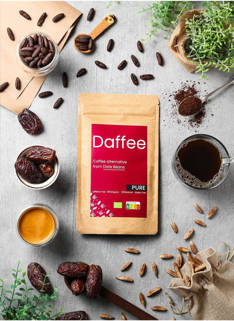 Daffee Decaf Coffee Alternative Made from Organic Date Beans -125g  - Image 2