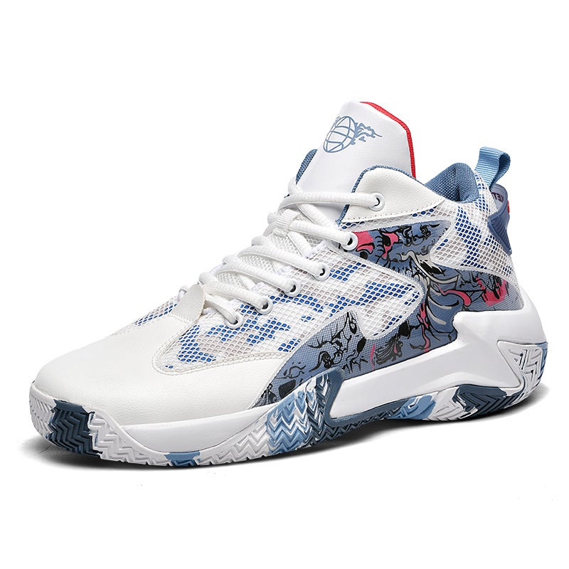 Basketball Shoes Men'S Youth Couple Sneaker Students Sports Competition Training Shoes Boys Fashion Trendy Shoes - Image 1