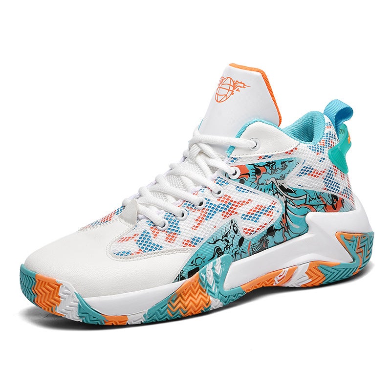 Basketball Shoes Men'S Youth Couple Sneaker Students Sports Competition Training Shoes Boys Fashion Trendy Shoes - Image 3