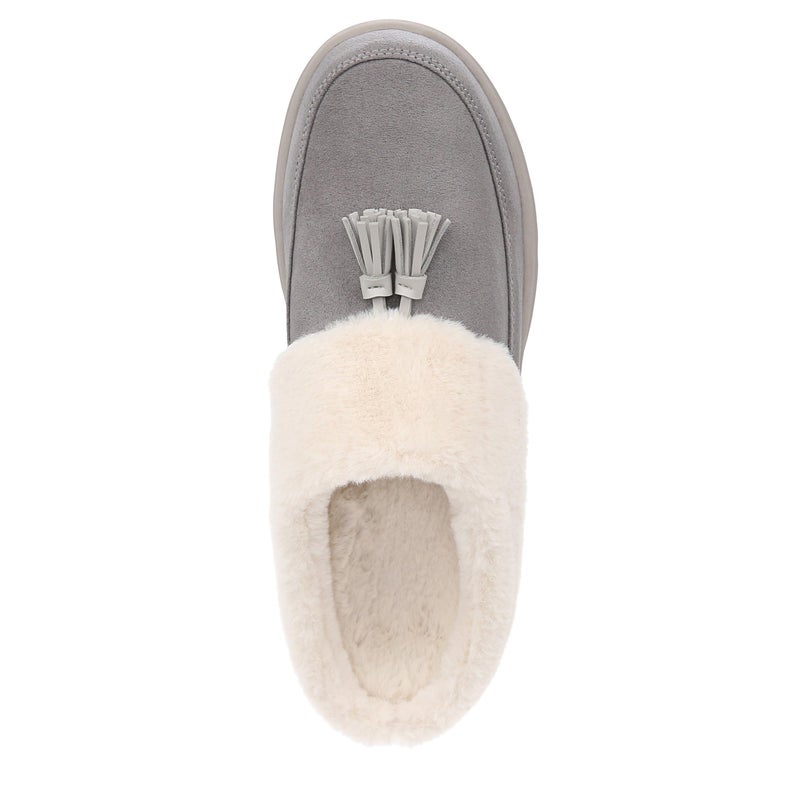 Vionic Cedar Perrin Women's Slip-On Cozy Slipper- Supporting Ladies Indoor/Outdoor Slippers that Include VIO MOTION Technology Charcoal 7.5 Medium - Image 3