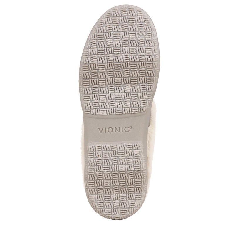 Vionic Cedar Perrin Women's Slip-On Cozy Slipper- Supporting Ladies Indoor/Outdoor Slippers that Include VIO MOTION Technology Charcoal 7.5 Medium - Image 5