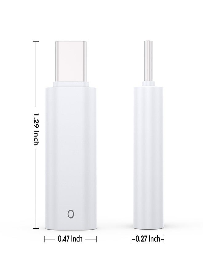 TechMatte USB C Pencil Adapter Designed for Apple Pencil 1st Generation, Only Compatible with iPad 10th Generation,Male USB-C to Female Lightning Pencil Charging Adapter - Image 5