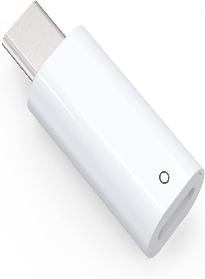 TechMatte USB C Pencil Adapter Designed for Apple Pencil 1st Generation, Only Compatible with iPad 10th Generation,Male USB-C to Female Lightning Pencil Charging Adapter - Image 1