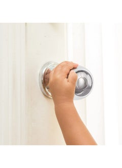 Improved Door Knob Covers Child Proof Door Handle Covers Child Safety, Baby Proof Door Knob Locks For Kids, 4 Pack (Clear-White) - pzsku/Z7F545700799F440ECE1DZ/45/_/1735214659/5e6ac367-1a9a-46ca-a640-e024b4834ddf