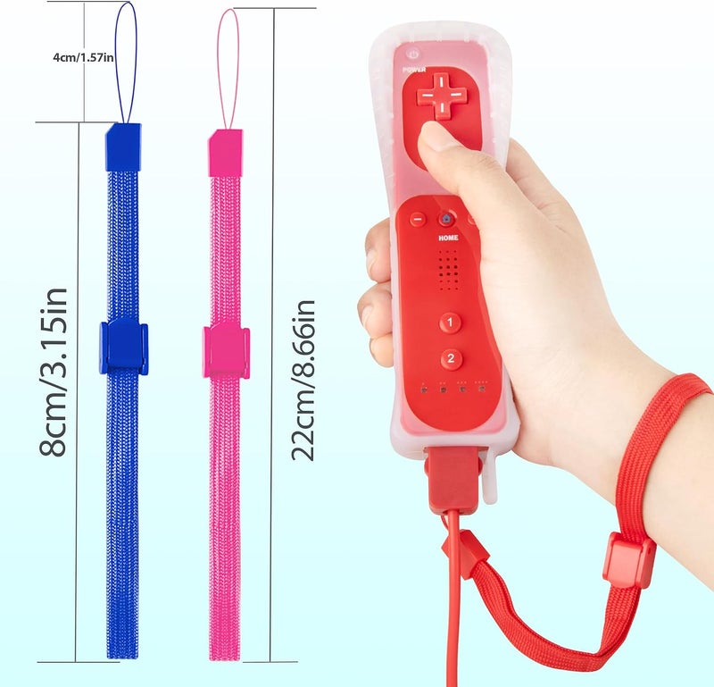 DTianSir 6 PCS Adjustable Hand Wrist Strap for Wii Remote,Universal Wristlet Wristband with Lock,Replacement Strap for Nintendo Wii Controller - Image 2