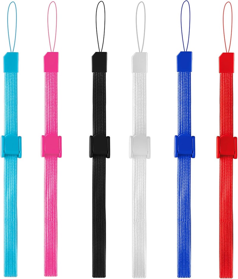 DTianSir 6 PCS Adjustable Hand Wrist Strap for Wii Remote,Universal Wristlet Wristband with Lock,Replacement Strap for Nintendo Wii Controller - Image 1