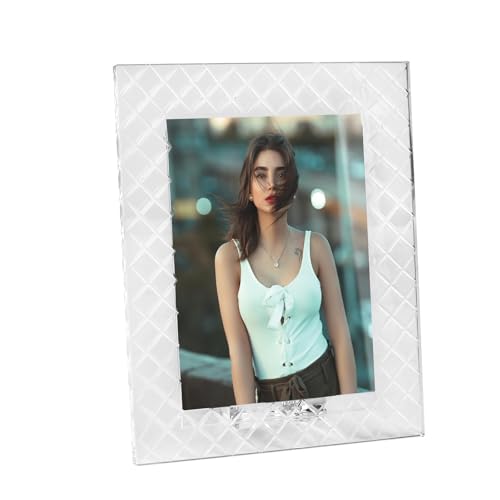 kitCom Crystal Diamond 5x7 Frame Luxury Diamond Craft Crystal Standing Photo Frame Frame Size 748 x 944