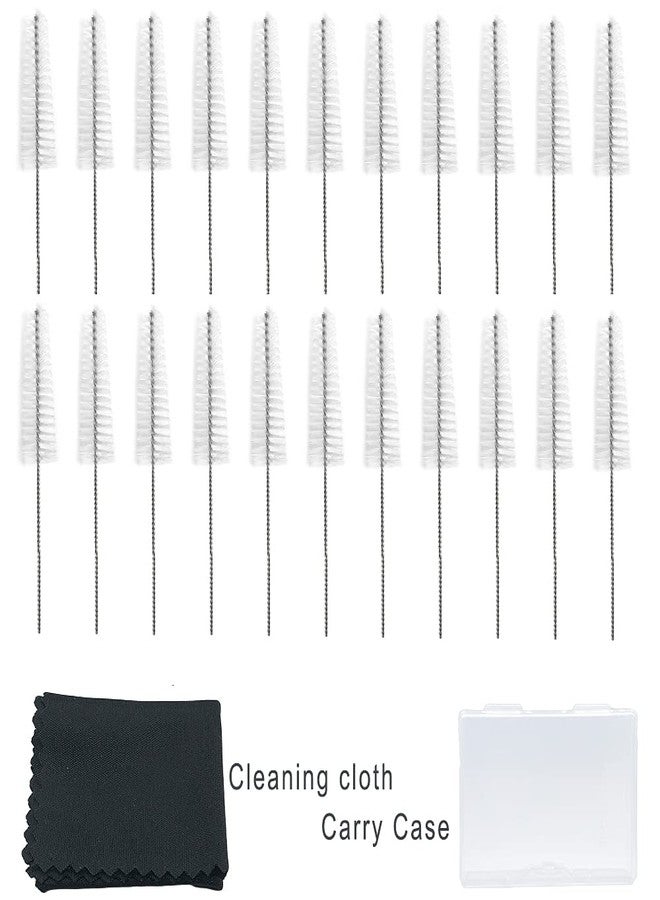 Anico Hearing Aid Vent Earhook Tube Cleaning Brush Kit Tools Accessories with Carry Case (White - Pack of 20) - Image 5