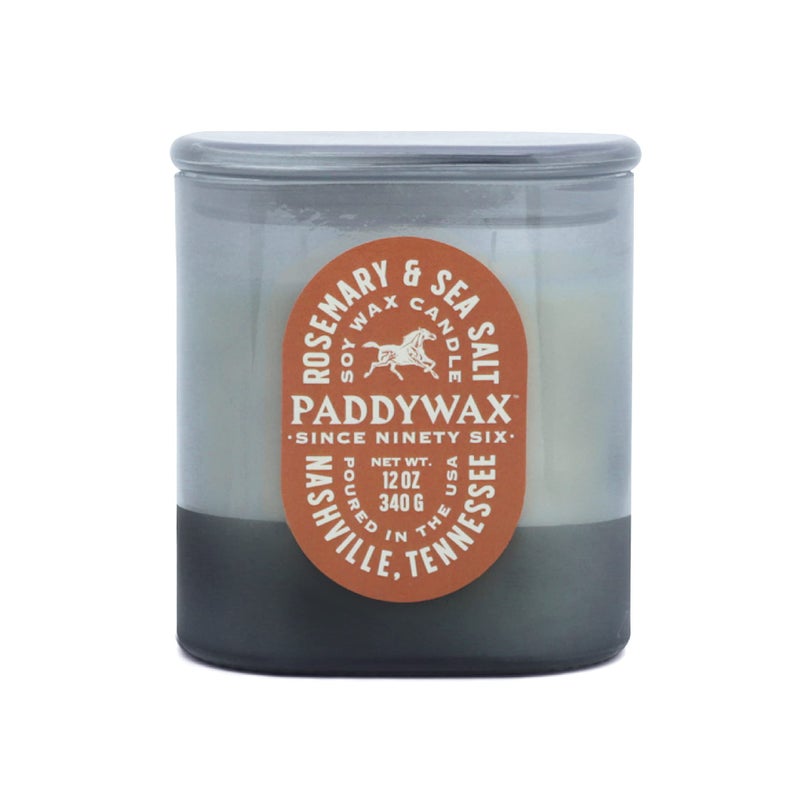 Paddywax Scented Candles Vista Collection Vintage Western Artisan Candle 12Ounce Rosemary  Sea Salt