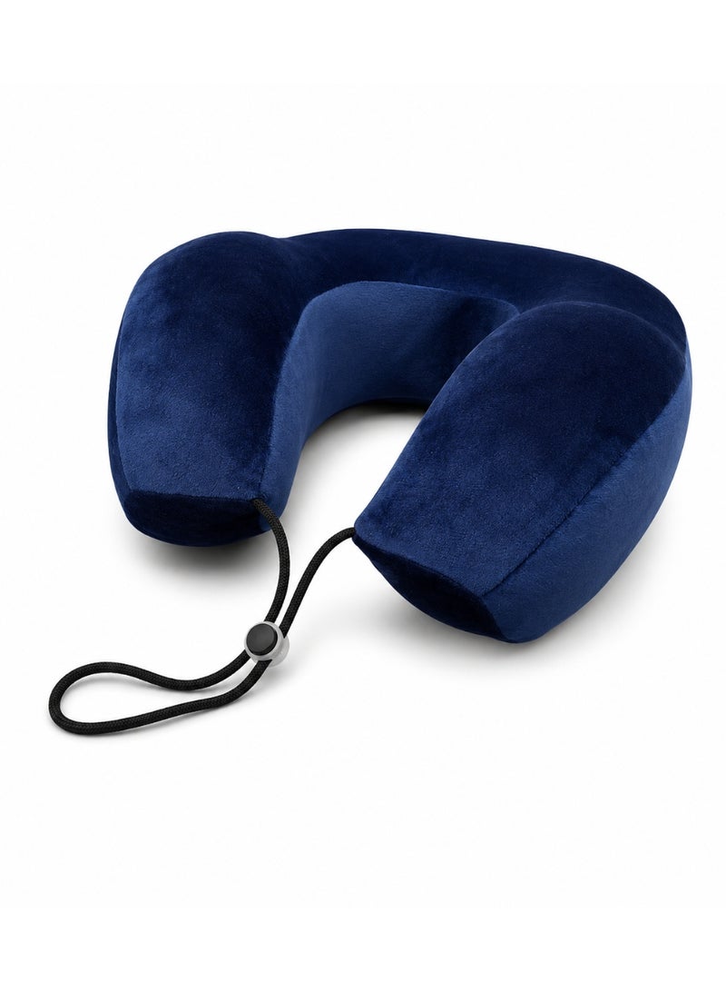 High-quality memory foam neck pillow, practical design for head and neck support, suitable for airplanes, cars, home and office, easy to carry and clean - Image 3