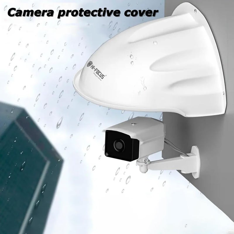 HIFOCUS Universal Sun Rain Shade Camera Cover Shield for Hikvision, CP Plus, Tiandy, , Ezviz, Dahua, Trueview, TP-Link, Godrej, Qubo, MI, Realme, Honeywell Dome & Bullet Outdoor Cameras (2) - Image 2