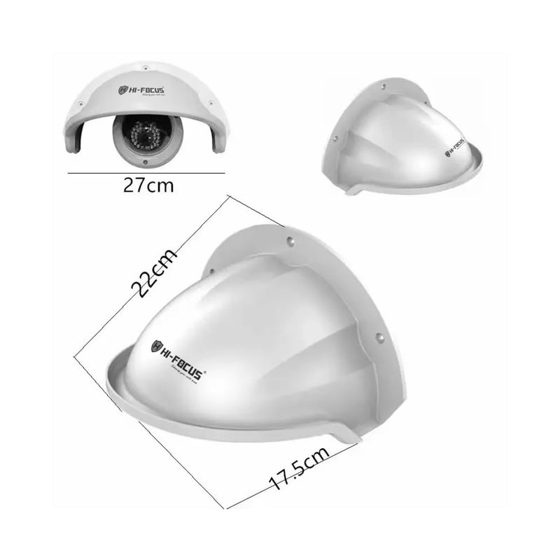 HIFOCUS Universal Sun Rain Shade Camera Cover Shield for Hikvision, CP Plus, Tiandy, , Ezviz, Dahua, Trueview, TP-Link, Godrej, Qubo, MI, Realme, Honeywell Dome & Bullet Outdoor Cameras (2) - Image 4