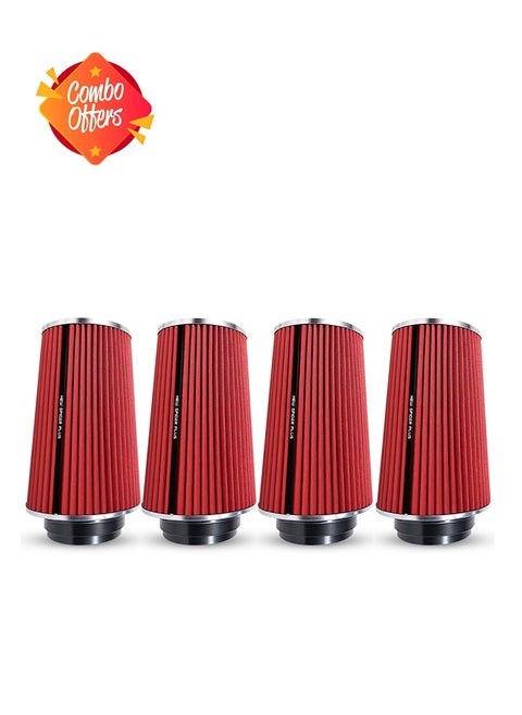 COMBO 4 Piece High-Performance Washable Air Filter for Enhanced Engine Power and Acceleration