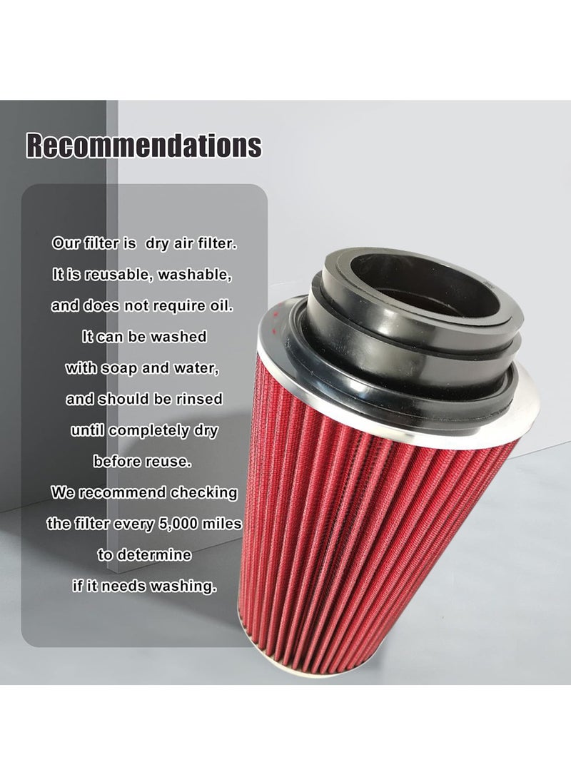 COMBO 4 Piece High-Performance Washable Air Filter for Enhanced Engine Power and Acceleration