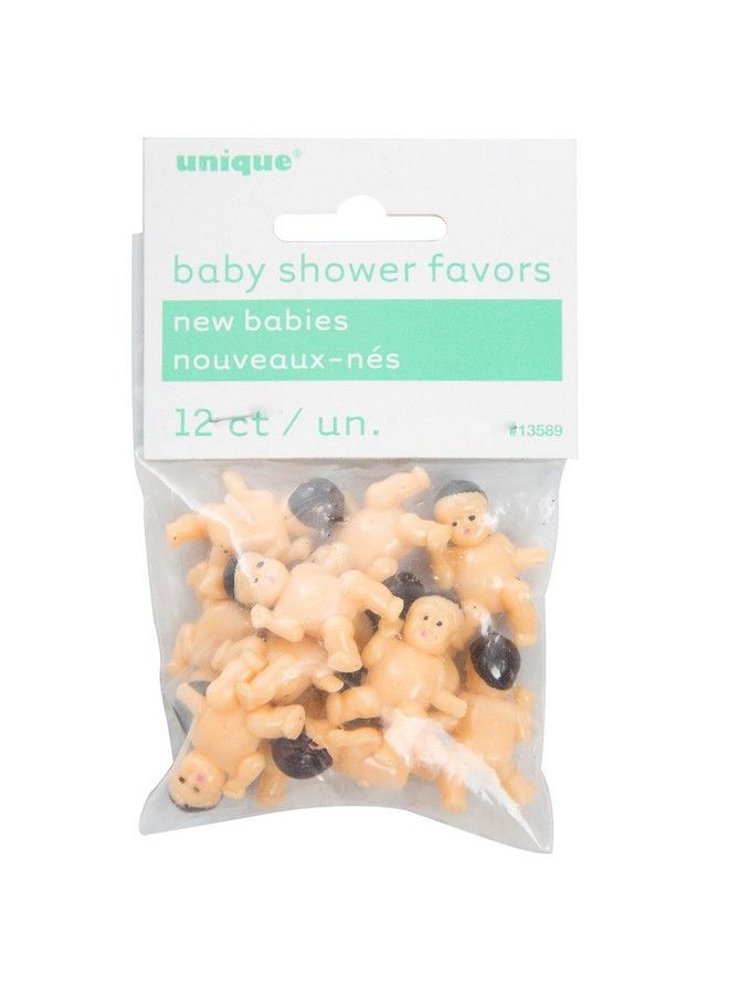Unique Mini Plastic Babies With Open Hands Baby Shower Favor Charms 12Ct - Image 3
