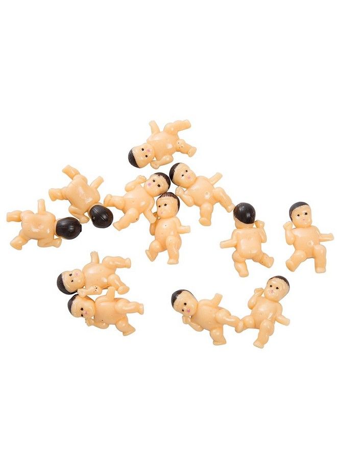 Unique Mini Plastic Babies With Open Hands Baby Shower Favor Charms 12Ct - Image 1