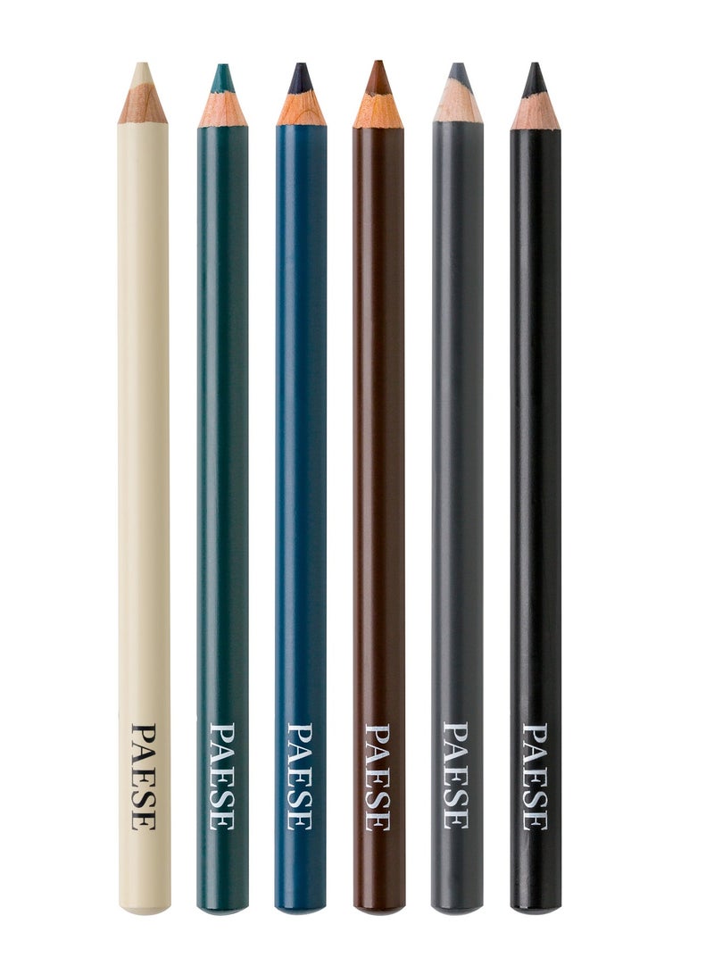 Paese Soft Eye Pencil Cocktail Smooth, Creamy Long Lasting Eyeliner Enriched with Vitamins A, C & E for Precise, Defined, and Intense Eye Looks 04 Blue Jeans Brown - Image 3