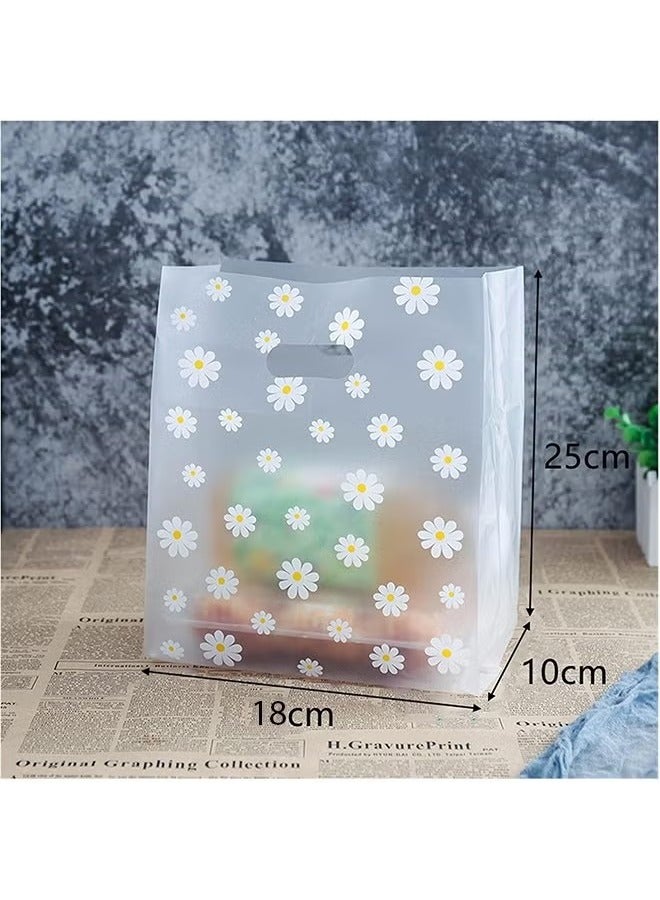 50-Piece Reusable Plastic Gift Bags with Handles for Wedding and Party Favors, Candy and Cake Packaging (18*10*25cm) - Image 5
