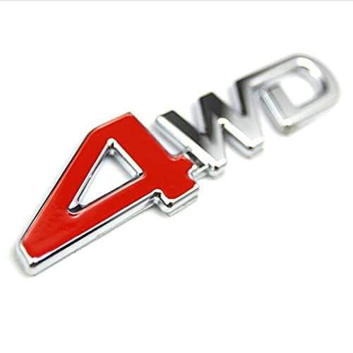 Incognito 4wd Logo Sticker for All Cars, Metal (Silver) - Image 3